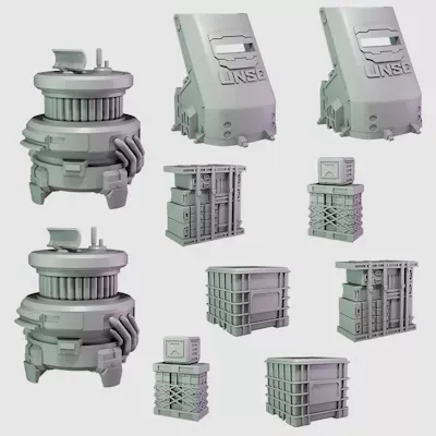 UNSC Scenery Set - Pre-order